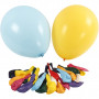 Balloons, assorted colours, D 43 cm, 50 pc/ 1 pack