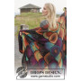 Over The Rainbow by DROPS Design - Knitted Blanket Pattern 100x150cm