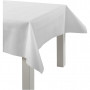 Tablecloth made of Imitation Fabric, white, W: 125 cm, 70 g, 10 m/ 1 roll