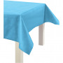 Tablecloth made of Imitation Fabric, turquoise, W: 125 cm, 70 g, 10 m/ 1 roll