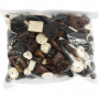 Bone Bead Mix, size 5-30 mm, hole size 1-2 mm, 300 g