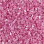 Roca beads, pink, 2-cut, diam. 1,7 mm, size 15/0 , hole size 0,5 mm, 500 g/ 1 ps.