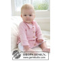 Lea by DROPS Design - Knitted Baby Jacket Pattern size 1 months - 4 years
