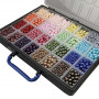 Luxury Wax Beads, hole size 1,5-2 mm, 32x20 g/ 1 pack