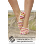 Tropical Steps by DROPS Design - Crochet Slippers Pattern size 35 - 43