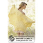 Spring Splendor by DROPS Design - Knitted Shawl Pattern 70x140 cm