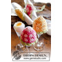 Easter Morning by DROPS Design - Crocheted Egg Warmer and Napkin Holder Pattern