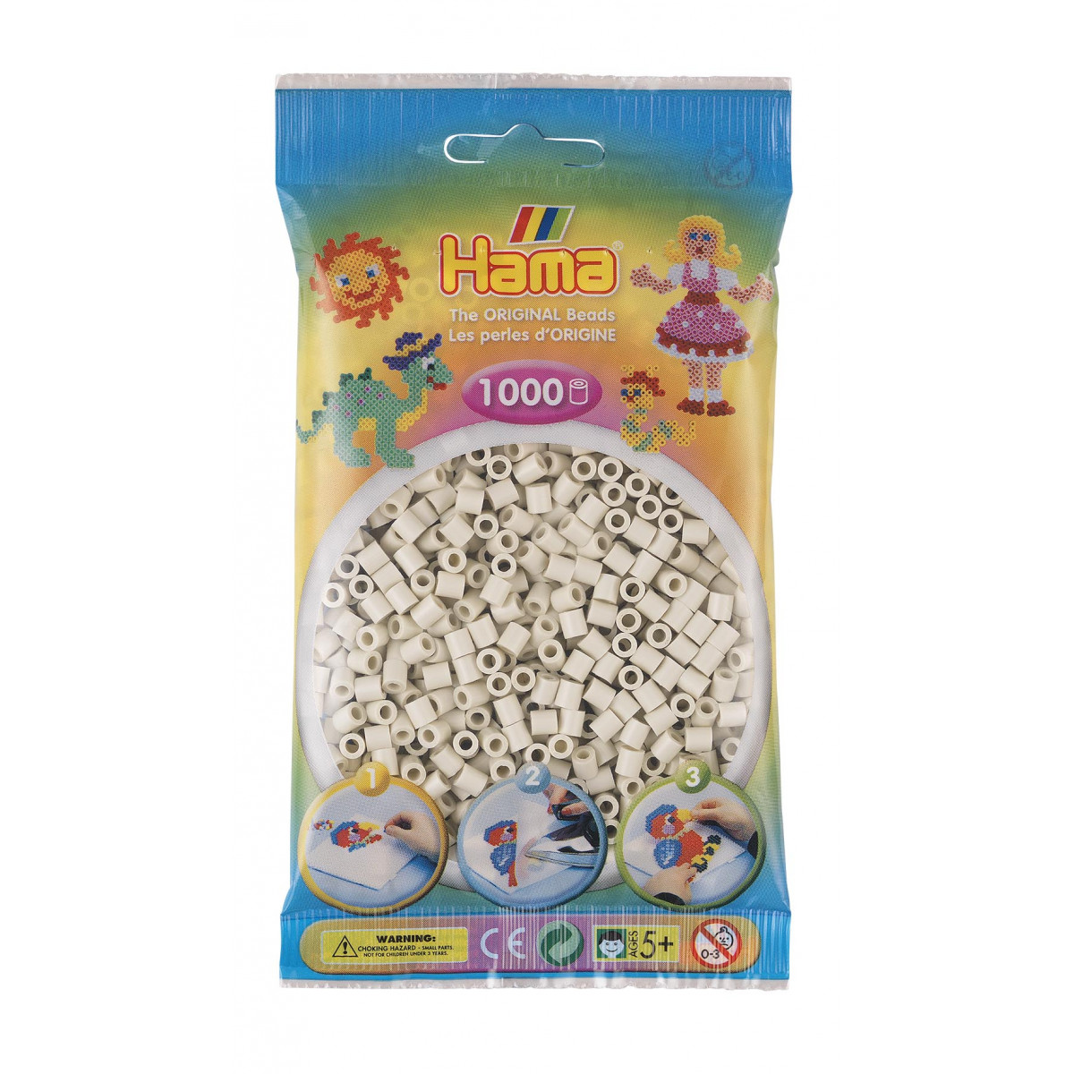 Hama 207-57 1000 Glow in The Dark Blue Beads for sale online