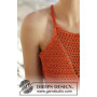 Mandarina by DROPS Design - Crochet Top Pattern size S - XXXL