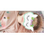 Unicorn Sleeping Mask by Rito Krea - Sleeping Mask Crochet Pattern 16x11cm