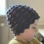 Blackberry Hat by Rito Krea - Hat Knitting Pattern size 0/3mos - 8-12yrs