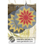 Burning Sun by DROPS Design - Crochet Pot Holders Pattern