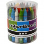 Colortime Wax Crayons, 48 asstd./ 5 set