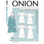 ONION Sewing Pattern 2087 Ruffle Dress Size XS-XL