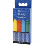 Poster Hobby Marker, blue, green, red, yellow, line 3 mm, 4 pc/ 1 pack