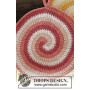 Candy Daze by DROPS Design - Crochet Pot Holders Pattern