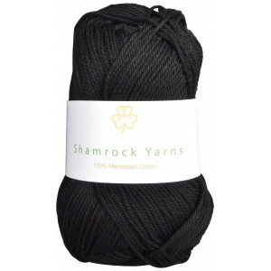 Shamrock Yarns 100% Mercerised Cotton 01 Black