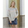 Mina Pullover by DROPS Design - Blouse Knit pattern size S - XXXL