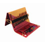 KnitPro Ginger Deluxe Interchangeable Circular Short Knitting Needles Set Birch 40-50cm 3.50-12.00mm - 11 sizes