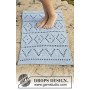 Boardwalk by DROPS Design - Crochet Rug Pattern 61x100 - 73x123 cm