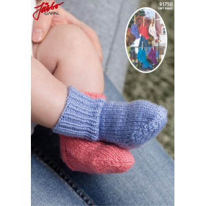 Järbo Soft Raggi Baby Socks with Stretch - Knitted Baby Socks Pattern size 56-92 cl