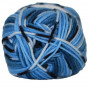 Hjertegarn Basic Superwash Yarn 5090 Blue/White/Black