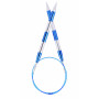 KnitPro SmartStix Fixed Circular Knitting Needles Aluminium 60cm Blue 12.00mm