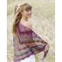 Summer Fling by DROPS Design - Crochet Shawl Pattern 80x160 cm