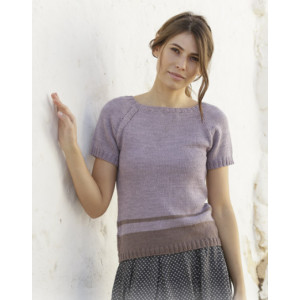 Lonely Horizon by DROPS Design - Knitted Top Pattern Sizes S - XXXL