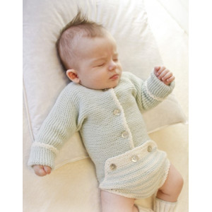 First Impression by DROPS Design - Knitted Baby Bodystocking Pattern size Premature - 4 years