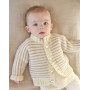 Little Darcy by DROPS Design - Knitted Baby Jacket Pattern Size 0 months - 4 years