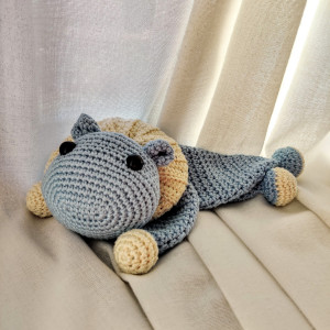 Nora the Hippo by Rito Krea - Amigurumi Crochet Pattern 22x14cm