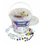 Playbox Letter beads mix in bucket 1000 pcs