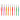 Infinity Hearts Rainbow XXS Crochet Hooks Set 13cm 0.5-2.75mm 10 sizes