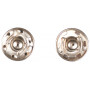 Snap Fasteners Silver 18mm 2 pcs