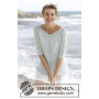 Sea Nymph Cardigan by DROPS Design - Knitted Jacket Pattern size S - XXXL