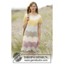 Making Waves by DROPS Design - Knitted Dress Pattern size S - XXXL