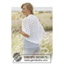 Always Cute by DROPS Design - Knitted Shoulder Piece Lace Pattern size S - XXXL