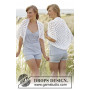 Always Cute by DROPS Design - Knitted Shoulder Piece Lace Pattern size S - XXXL