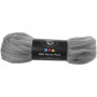 Carded Wool, 21 micron, 100 g, grey