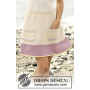 Spring Belle by DROPS Design - Knitted Skirt Top Down Pattern size S - XXXL