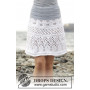 Summer Elegance by DROPS Design - Knitted Skirt with Lace Pattern size S - XXXL
