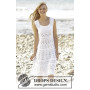 Mallorca by DROPS Design - Knitted Dress with Lace Pattern size S - XXXL
