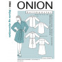 ONION Sewing Pattern 2086 Shirt & Shirt Dress Size XS-XL