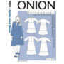 ONION Sewing Pattern Plus 9026 Dress with Ruffles Size XL-5XL