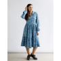 ONION Sewing Pattern Plus 9026 Dress with Ruffles Size XL-5XL