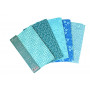Tissu de Marie Fat Quarter Turquoise 50x57cm - 5 pcs