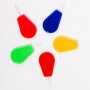 Infinity Hearts Needle Threader Plastic Ass. colours - 10 pcs