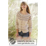 Freja Cardigan by DROPS Design - Knitted Jacket Pattern size S - XXXL