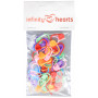 Infinity Hearts Stitch Markers 22 mm Ass. colours - 50 pcs